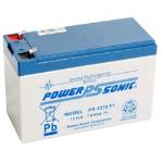 Batería de plomo-ácido PowerSonic PS-1270F1 12V 7A recargable