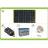 KIT Solare Fotovoltaico da 10W 12V completo di regolatore, caricatore USB e batteria da 4A