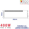 Radiateur électrique TEGO 400W - Idéal pour 5 m²