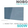 NOBO Clip-On Glaspaneel 500W