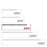 NOBO Electric Radiator svedese TEGO 800W basso consumo h. 20