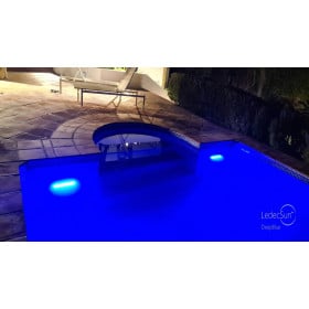 Blue Solar LED Lamp for Pool – 320 lm, Magnet or Adhesive | MR WATT