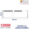 Radiatore elettrico TEGO 1200W - Ideale per 25 mq
