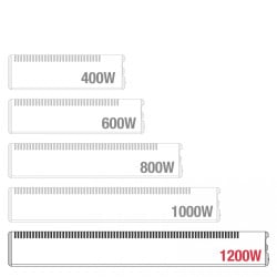 Radiatore elettrico TEGO 1200W - Ideale per 25 mq