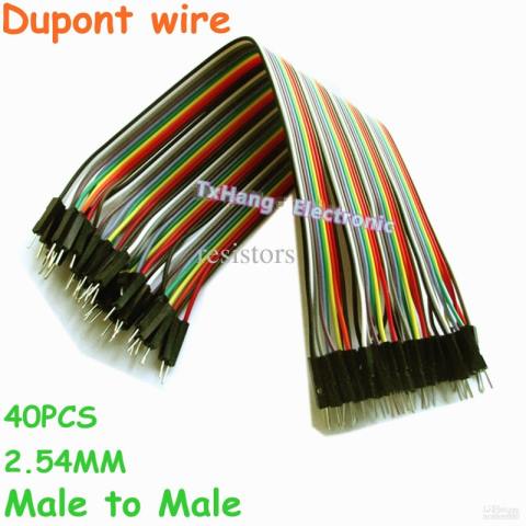 2,54 mm 40P Farbe Dupont Kabel 1 P 1 P 20 CM lange eine Reihe von 40 Wurzel für Arduino 