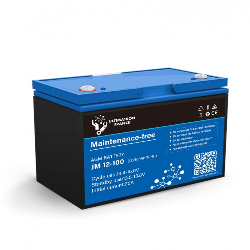 Batería AGM 100Ah 12V - Sin mantenimiento Batería AGM 100Ah 12V - Sin mantenimiento
