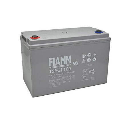 Batería FIAMM AGM 100Ah - Ideal para Fotovoltaico
