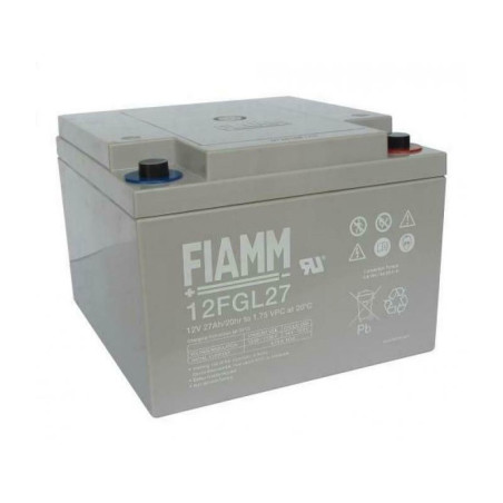 Batteria FIAMM AGM 27Ah - Ideale per Fotovoltaico