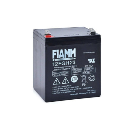FIAMM AGM Battery 5Ah - Ideal for Photovoltaic Systems