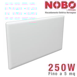 NOBO 250W Norwegian electric radiator for rooms up to 5 m²