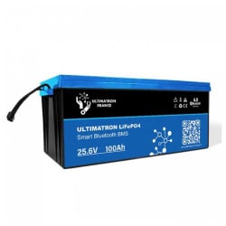 Lithiumbatterie 24V 100Ah Ultimatron mit BMS Bluetooth