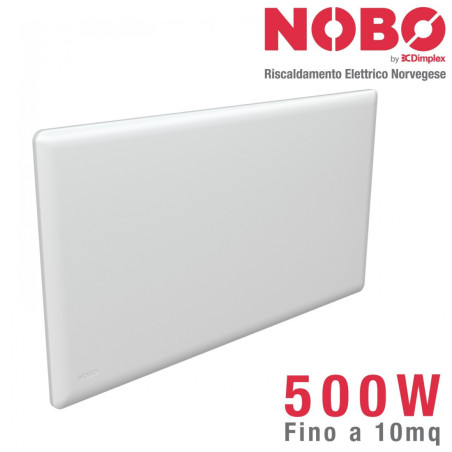 Radiador eléctrico noruego NOBO 500W para espacios de hasta 10 m²