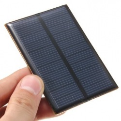 Mini pannello solare monocristallino epoxy 85X60 mm