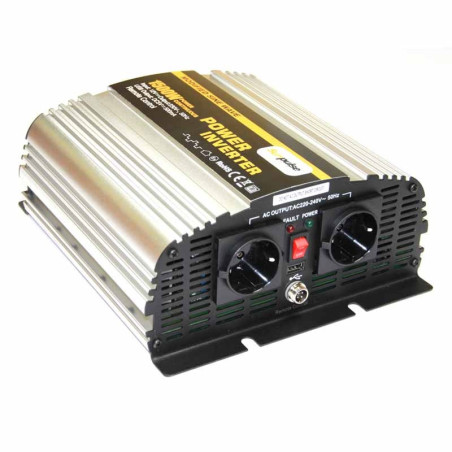 Wechselrichter 1500W 12V-230V Modifizierte Sinuswelle mit USB-Anschluss
