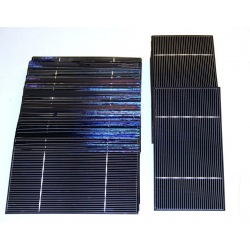 Cella solare Policristallina 3"x6" pollici (76X156 mm) a 2 bande di connessione di classe A da 1800mW di potenza