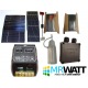KIT 70W 36 células solares 3"x6" (80x150mm) A-grade con regulador de carga CMP12