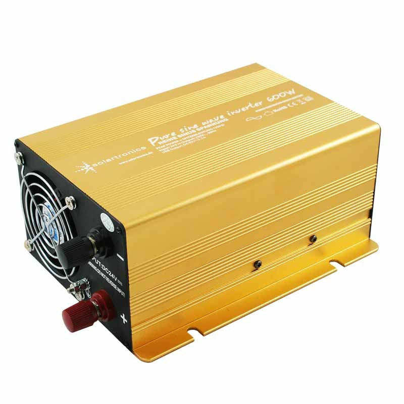 Inverter A Onda Sinusoidale Modificata 600W – Convertitore 12V A 220V, Alloggiamento In Alluminio, Per Pannelli Solari E Eolici