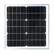 Modulo fotovoltaico personalizado con marco 12 celdas fondo blanco de 360X360mm 6V 20W de potencia