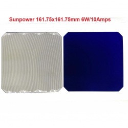 SunPower Monocrystalline flexible solar cell 5X5 inches (125x125mm) A-Grade 3300mW power