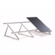Struttura di sostegno a 45 gradi per 6 moduli fotovoltaici su tetto piano o lastrico solare