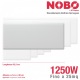 Radiatore elettrico norvegese NOBO 1250W per ambienti fino a 25 mq (include termostato NCU-2Te)