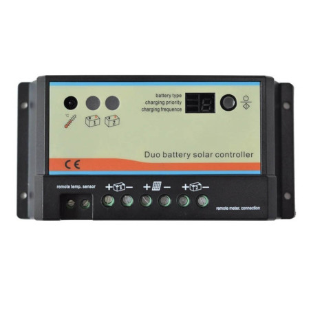 Régulateur de Charge DUO BATTERY 10A pour Deux Batteries