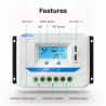 PWM-Laderegler 30A mit Display für 12V-48V Systeme