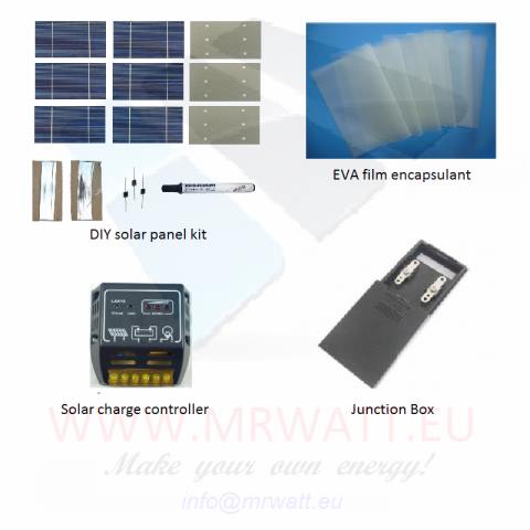 750g Almost Whole 3x6 Solar Cells for DIY Solar Panel DIY Battery Charger 