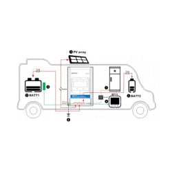 MPPT Charge Controller 20A Dual Battery 12/24V - EPEVER