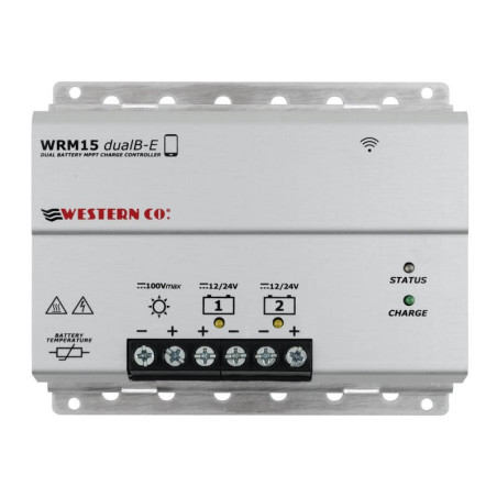 Regolatore di Carica MPPT 15A Doppia Batteria - WRM15 dualB-E