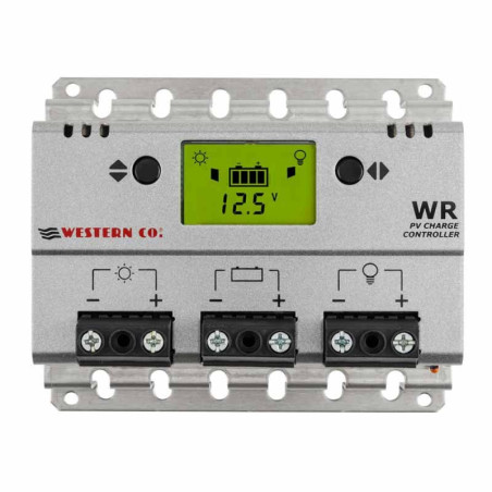 Regulador de Carga PWM 10A con Pantalla - Western Co. WR10