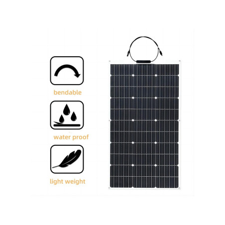 150 Wp 12V Monocrystalline Semi-Flexible Solar Panel