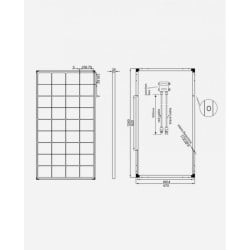 Pannello Solare 150W 12V Monocristallino per Impianti Off-Grid