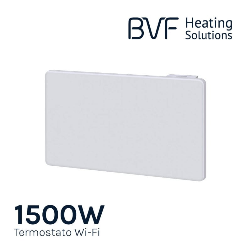 Radiatore elettrico BVF CP1 1500W Wi-Fi - Efficienza smart Radiatore elettrico BVF CP1 1500W Wi-Fi - Efficienza smart
