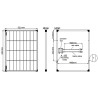 Panneau Solaire 50W 12V Polycristallin pour Installations Hors Réseau