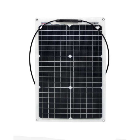 30W Semi-Flexible Solar Panel for Marine Use