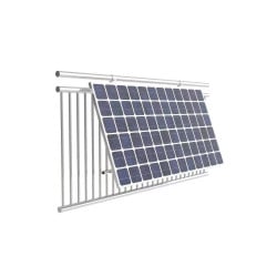 Universal supports for balcony solar panels