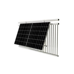 Universal supports for balcony solar panels