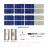 KIT 50W 36 solar cells 2.5"x5" (62x125mm) Monocrystalline A-grade