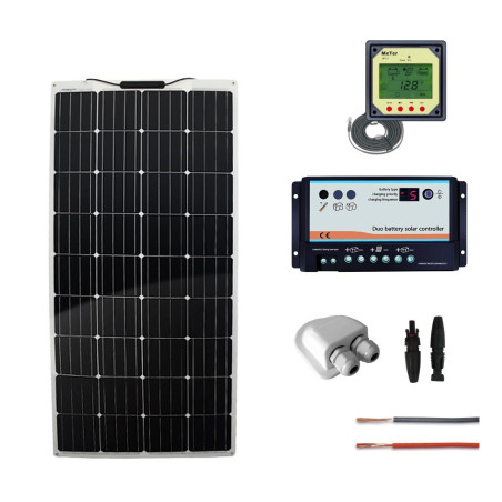 Kit solaire 100W flexible pour camping-car - Énergie en mouvement