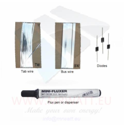 Solar cell soldering ribbon kit 12m ribbon - MR WATT