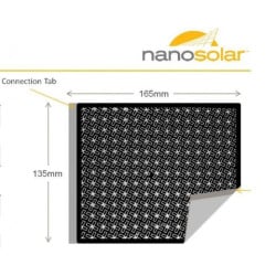 KIT 160W 36 solar cells 6"x6" (156x156mm) Monocrystalline A-grade