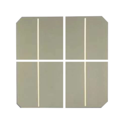 Monocrystalline solar cell 2.5”x2.5” or 62x62mm of 1BB