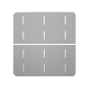 Cellule solaire monocristalline 3”x6” ou 78x156mm de 3BB