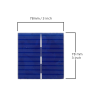 3"x3" or 78x78mm Polycrystalline Solar Cell with 1BB