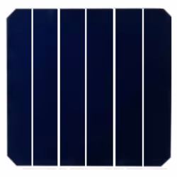Monokristalline Sunpower-Solarzelle 20x125mm mit Rückseitenkontakt