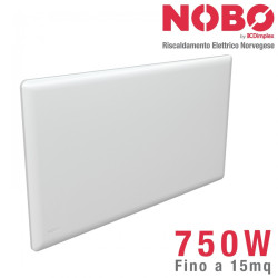Radiateur électrique NOBO 750W - Chaleur efficace jusqu'à 15 m²