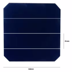 Cella solare SunPower Gen 6 tagliata al laser 41×166mm | 24,5% | Mr Watt