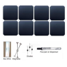 75Wp Photovoltaic Kit with 20 SunPower Flexible Solar Cells Mr Watt