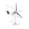 Horizontal Wind Turbine Magnum 10 kW - Clean Energy